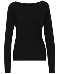 MM6 MAISON MARGIELA Cutout Knitted Sweater Black