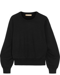 Michael Kors Michl Kors Collection Stretch Knit Sweater Black
