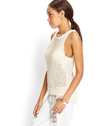 Forever 21 Open Knit Sweater Tank