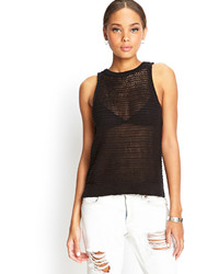 Forever 21 Open Knit Sweater Tank