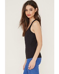 Forever 21 Ribbed Racerback Tank Top