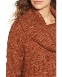 Somedays Lovin Back At The Ranch Cowl Neck Knit Tunic
