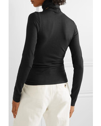 The Range Alloy Ribbed Stretch Knit Turtleneck Sweater