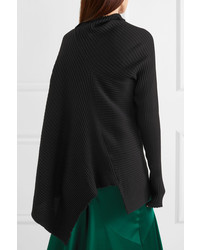 MARQUES ALMEIDA Asymmetric Ribbed Merino Wool Sweater