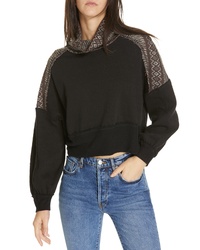 Free People At The Lodge Turtleneck Pullover