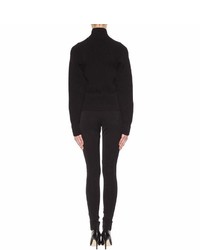Victoria Beckham Cotton Blend Turtleneck Sweater