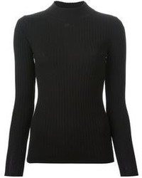 Courreges Courrges Ribbed Turtle Neck Sweater