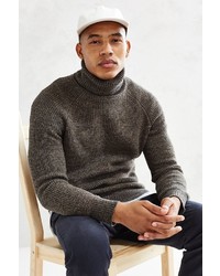 Cpo Lambswool Ribbed Turtleneck Sweater
