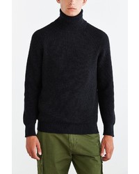 Cpo Lambswool Ribbed Turtleneck Sweater