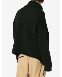 Sulvam Exaggerated High Neck Sweater