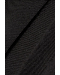 Michael Kors Michl Kors Collection Ribbed Knit Turtleneck Sweater Black