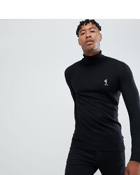 Religion Muscle Fit Knit Jumper In Black