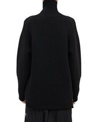 Tim Coppens Oversized Turtleneck Sweater Black