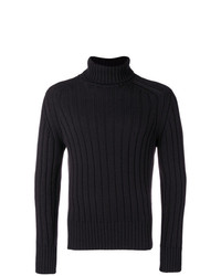 Cruciani Rib Knit Turtleneck Sweater