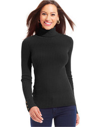 Charter Club Ribbed Knit Turtleneck Sweater