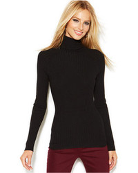 INC International Concepts Ribbed Knit Turtleneck Sweater