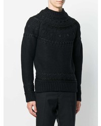 Alexander McQueen Shiny Stitch Detail Sweater