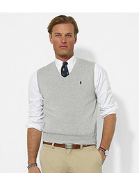 black polo sweater vest