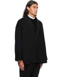 CFCL Black Wool Milan Enwrap Blazer