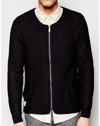NATIVE YOUTH Lightweight Zip Through Knited Bomber