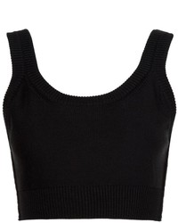 Calvin Klein Collection Cropped Knitted Top