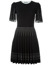 Black Knit Wool Dress