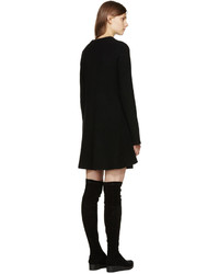 Proenza Schouler Black Wool Knit Dress