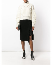 Sacai Knitted Asymmetric Skirt