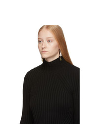 Givenchy Black Wool And Cashmere Long Structure Turtleneck