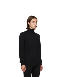 Hugo Black Wool San Thomas Turtleneck