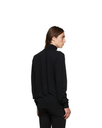 Hugo Black Wool San Thomas Turtleneck