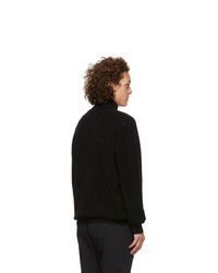 Hugo Black Wool Slusson Turtleneck