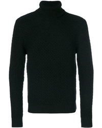 Eleventy Honeycomb Knit Turtleneck Sweater