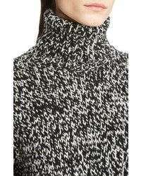 Saint Laurent Melange Knit Wool Turtleneck Sweater