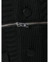Alexander McQueen Zip Through Cable Knit Cardigan