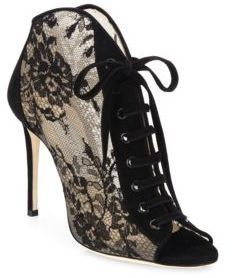 jimmy choo lace up booties