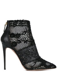 Valentino Lace Ankle Boots