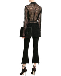 McQ by Alexander McQueen Mcq Alexander Mcqueen Blazer With Lace Sleeves