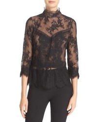 Tracy Reese Chantilly Lace Victorian Blouse