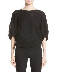 Fuzzi Lace Cocoon Sleeve Top
