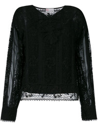 RED Valentino Lace Style Sheer Blouse