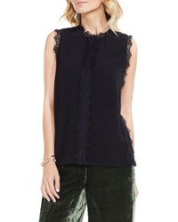 Vince Camuto Lace Trim Sleeveless Blouse
