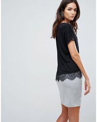 B.young Lace Trim Top