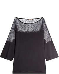 Roberto Cavalli Top With Lace