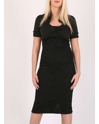 Feverfish Black Lace Bolero Dress