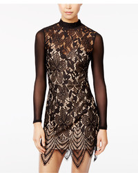 Material Girl Juniors Illusion Lace Bodycon Dress Only At Macys