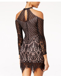 Material Girl Juniors Lace Cold Shoulder Bodycon Dress Only At Macys