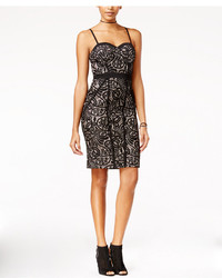 Material Girl Juniors Lace Metallic Bodycon Dress Only At Macys