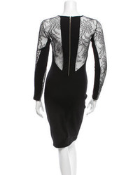 Mason Lace Accented Bodycon Dress W Tags