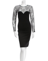 Mason Lace Accented Bodycon Dress W Tags